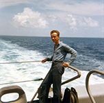 Mike O'Rourke - two days out of Yokuska Japan 1966